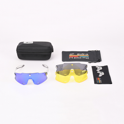 SUN’D Ocean Mirror – Occhiali da Beach Volley con Lenti Magnetiche UV400