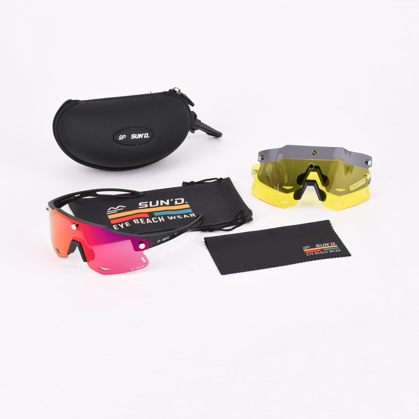 SUN’D Sunset Mirror – Occhiali Sportivi con Lenti Magnetiche UV400